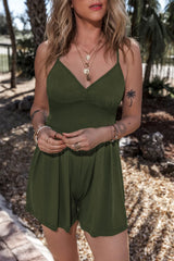 V-Neck Spaghetti Strap Romper for Women | Stylish Casual One-Piece Summer Outfit